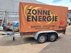 Gesloten aanhangwagen,  geremd , bache , 2500 kg, Ophalen, Gebruikt