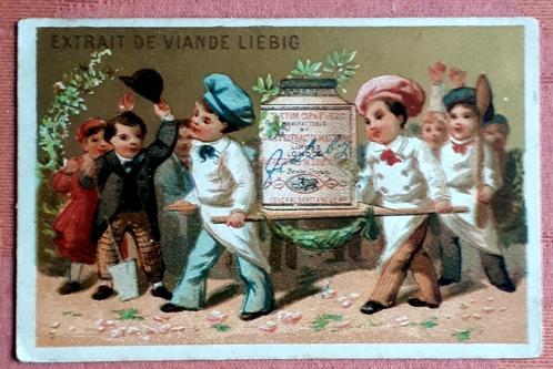 1 CHROMOLITHO RARE LIEBIG S76 Images avec sujets divers ed., Antiek en Kunst, Kunst | Litho's en Zeefdrukken, Verzenden