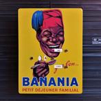 Koloniale Kalender BANANIA Y'a Bon! 90's Reclamebord Vintage, Verzamelen, Verzenden, Zo goed als nieuw, Reclamebord