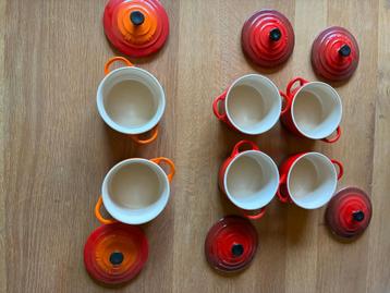 6 mini cocottes Le creuset 250 ml beschikbaar voor biedingen