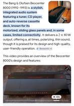 Bang & Olufsen, Enlèvement, Comme neuf, Bang & Olufsen