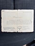 Origineel Wehrmacht-document Feldkommandantur 517 Maastricht, Verzenden