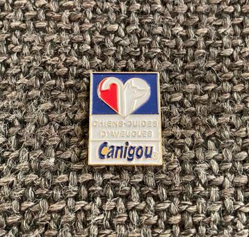 PIN - CANIGOU - CHIENS GUIDES D'AVEUGLES, Collections, Envoi, Utilisé, Animal et Nature, Insigne ou Pin's