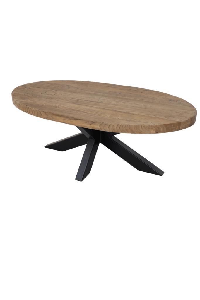 Ovale salontafel 120x60x45, Huis en Inrichting, Tafels | Salontafels, Nieuw, Minder dan 50 cm, 50 tot 100 cm, 100 tot 150 cm, Ovaal