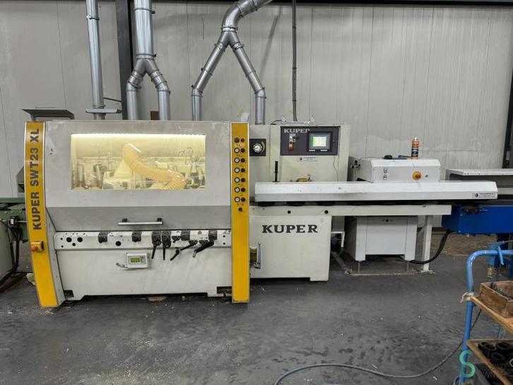 Vierzijdige schaafmachines Kuper SWT 23 XL - 5R 2008, Zakelijke goederen, Machines en Bouw | Houtbewerking
