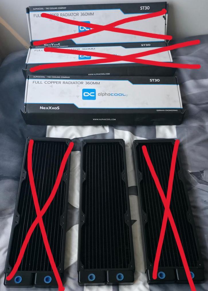 Radiateurs Watercooling Alphacool 360, Computers en Software, Computerkoelers, Nieuw, Waterkoeling, Ophalen of Verzenden