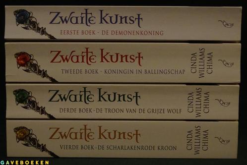 Zwarte Kunst - Cinda Williams Chima - Luitingh Sijthoff - 4x, Boeken, Fantasy, Gelezen, Ophalen of Verzenden