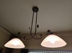 Lustre et lampe à poser, Ophalen, Zo goed als nieuw, Glas, 50 tot 75 cm