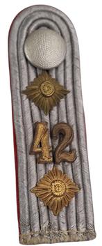 wehrmacht Artillerie-Regiment 42 shoulder board, Verzamelen, Militaria | Tweede Wereldoorlog, Ophalen of Verzenden