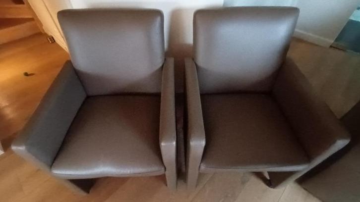 Eetkamerstoelen, Huis en Inrichting, Stoelen, Gebruikt, Vijf, Zes of meer stoelen, Kunststof, Grijs, Ophalen