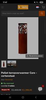 Pallet terrasverwarmer in cortenstaal merk primato, Ophalen of Verzenden, Zo goed als nieuw