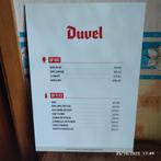 Reclame van DUVEL., Verzamelen, Biermerken, Ophalen of Verzenden, Zo goed als nieuw, Reclamebord, Plaat of Schild, Duvel