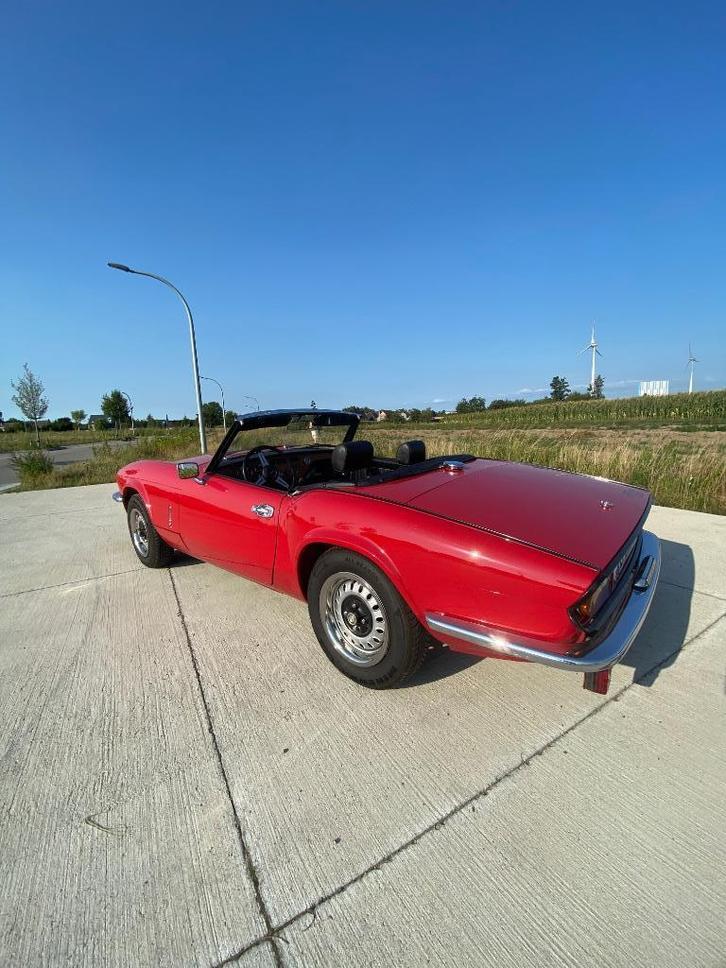 Triumph spitfire, Auto's, Oldtimers, Particulier, Open dak, Radio, Triumph, Benzine, Cabriolet, 2 deurs, Handgeschakeld, Rood