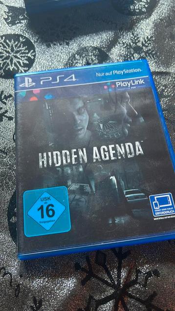 Hidden Agenda - ps4 game disponible aux enchères