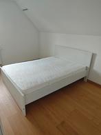 Cadre de lit Ikea blanc 140x200 Brusali - gratuit, 140 cm, Enlèvement, Utilisé, 200 cm