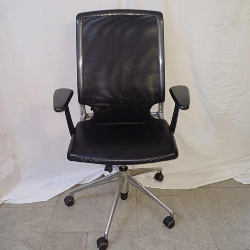 chaise de bureau design Vitra Meda, Maison & Meubles, Chaises de bureau, Utilisé, Chaise de bureau, Noir, Ergonomique, Enlèvement