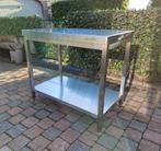 Inox werktafel voor keuken, Huis en Inrichting, Keuken | Keukenelementen, Ophalen, Gebruikt