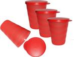 Nieuwe trendy bekers van tupperware, Ophalen of Verzenden, Nieuw