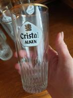 6 bierglazen christal alken, Verzamelen, Glas en Drinkglazen, Ophalen of Verzenden, Zo goed als nieuw