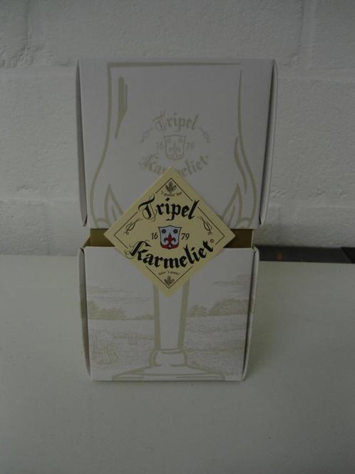 splinternieuwe karmeliet glazen in mooi geschenkdoosje., Verzamelen, Biermerken, Nieuw, Glas of Glazen, Ophalen of Verzenden