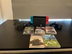 nintendo switch1 extra controler+128gb extra ziebeschrijving, Gebruikt, Ophalen of Verzenden, Met harde schijf, Switch Original