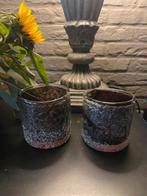 2 glazen windlichten, ., Nieuw, Ophalen of Verzenden, .