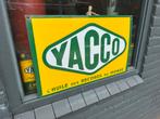 YACCO oud emaille reclamebord, Ophalen of Verzenden