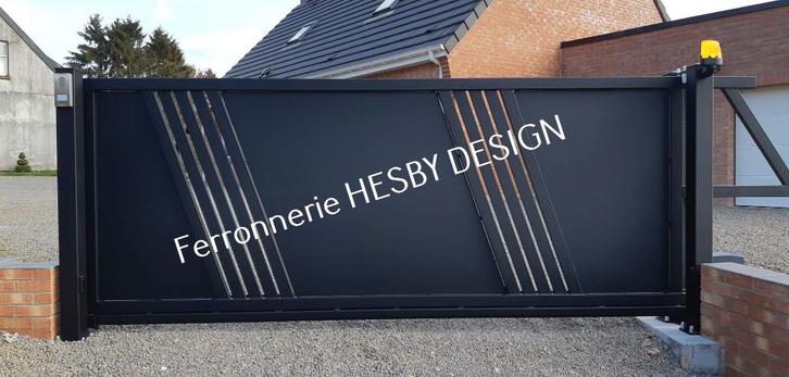 VRIJSTAANDE POORT (HANGEND) NIEUW 4M50 OP 1M80, Tuin en Terras, Tuinpoorten, Ophalen of Verzenden