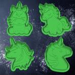 4x Unicorn Cookie cutter / Koekjessnijders, Ophalen of Verzenden, Nieuw, Bakvorm