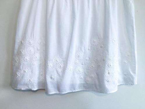 CAROLINE BISS - mooie witte rok met borduursel - 44/46, Kleding | Dames, Rokken, Zo goed als nieuw, Maat 42/44 (L), Wit, Knielengte