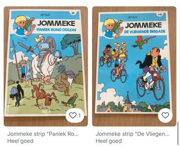Collectie van +60 Jommeke strips, Goede staat  beschikbaar voor biedingen