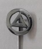 Originele metalen Delta pin VNV Staf de Clercq nationalisme, Ophalen of Verzenden