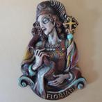 Wandplaat keramiek St. Florian, Antiek en Kunst, Ophalen of Verzenden