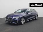 Audi A3 Sportback 35 TDI S edition | Half-Leder | Navi | ECC, Auto's, Stof, Gebruikt, 4 cilinders, Blauw