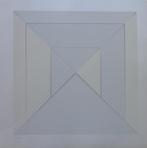 GILBERT SWIMBERGHE / GEOMETRIE / KLEURLITHO / 49x49cm / SIG, Antiek en Kunst, Ophalen of Verzenden