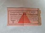 Kampgeld 10 Reichspfennig voor krijgsgevangenen WOII, Ophalen of Verzenden