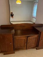 Kaptafel kast slaapkamer vintage, Ophalen, Glas