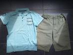 POLO NAME IT + SHORTS BENETTON 146-152 ( 11/12 jaar), Ophalen of Verzenden, Zo goed als nieuw, Setje, Name it Benetton