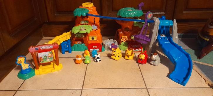 Zoef zoef dieren VTech avonturenjungle, Kinderen en Baby's, Speelgoed | Vtech, Zo goed als nieuw, Ophalen of Verzenden