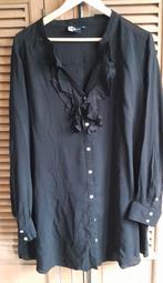 Prachtige blouse 48., Ophalen of Verzenden, Zo goed als nieuw, Zwart