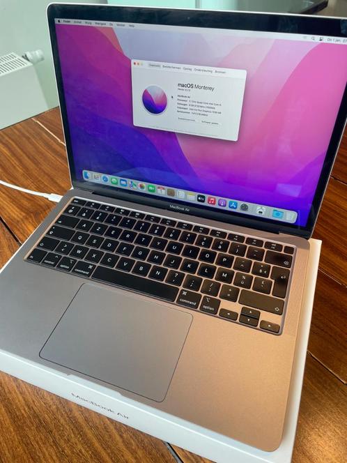 MacBook Air (2020) - 13" - Spacegray Azerty, Informatique & Logiciels, Apple Macbooks, Comme neuf, MacBook, 13 pouces, Moins de 2 Ghz