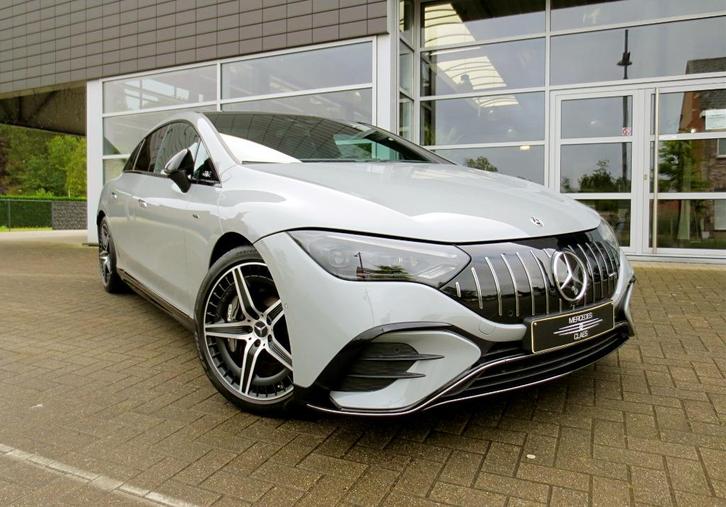 Mercedes EQE 43 AMG 4M *Panodak*Airmatic*HUD*Burmester3D*DIS, Auto's, Mercedes-Benz, Bedrijf, Te koop, EQE, 360° camera, 4x4, ABS