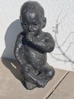 Beeld gesigneerd: Baby bronslook, Ophalen of Verzenden, Brons