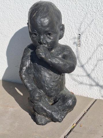Image signée : Baby Bronze Look, Enlèvement ou Envoi, Bronze