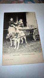 Oostende melkmeisje hondenkar, Verzamelen, Postkaarten | Themakaarten, Ongelopen, Verzenden