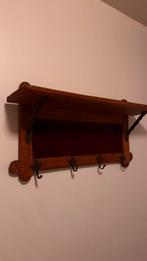 Porte-manteau mural en bois avec étagère à chapeaux, Moins de 100 cm, Portemanteau mural, Comme neuf, Enlèvement