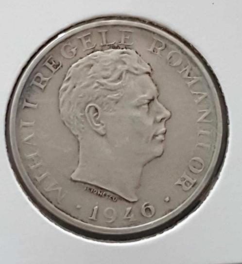 Roemenië 100 000 Lei. 1946 Mihai 1- ZILVER., Postzegels en Munten, Munten | Europa | Niet-Euromunten, Verzenden