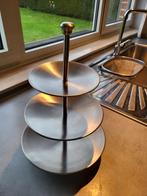 Etagère uit inox voor aperhapjes of gebakjes, Huis en Inrichting, Woonaccessoires | Etagères, Ophalen