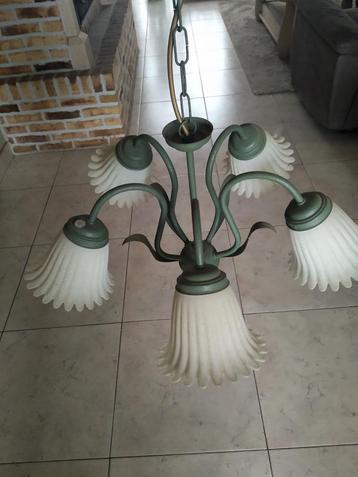 LUCHTER met 5 lichtpunten beschikbaar voor biedingen