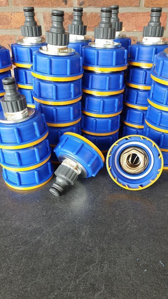 Stop met gardena koppeling ( Tonnen,Vaten,Ibc containers ), Tuin en Terras, Regentonnen, Nieuw, Kunststof, Ophalen